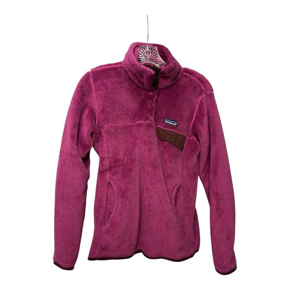 Women’s Patagonia Re-Tool T Snap Pullover Fleece Size Small Pink